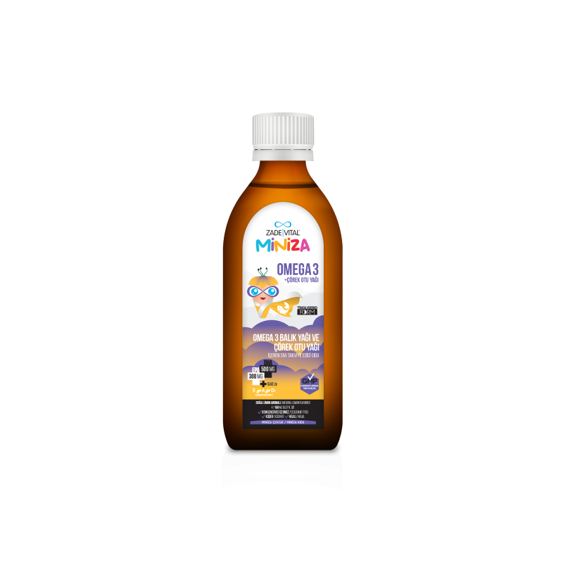 ZADE VITAL MİNİZA OMEGA 3 & ÇÖREK OTU YAĞI