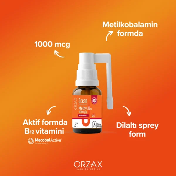Ocean Methyl B12 1000 µg 5 ml Sprey
