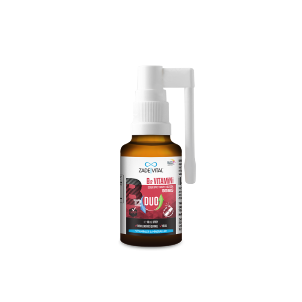 ZADE VITAL VİTAMİN B12 DUO 1000 mcg