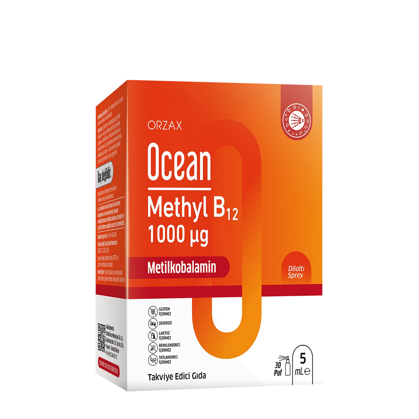 Ocean Methyl B12 1000 µg 5 ml Sprey