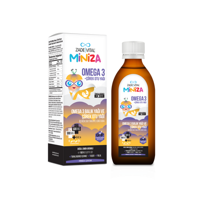 ZADE VITAL MİNİZA OMEGA 3 & ÇÖREK OTU YAĞI