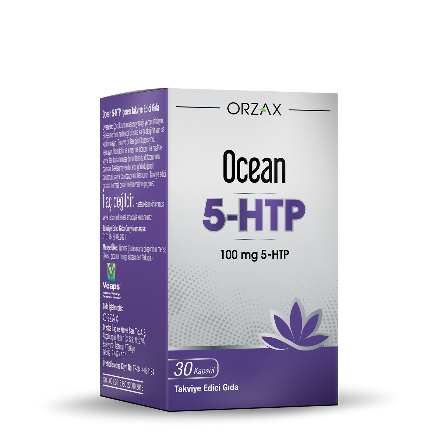 Ocean 5-HTP 100 mg 30 Kapsül