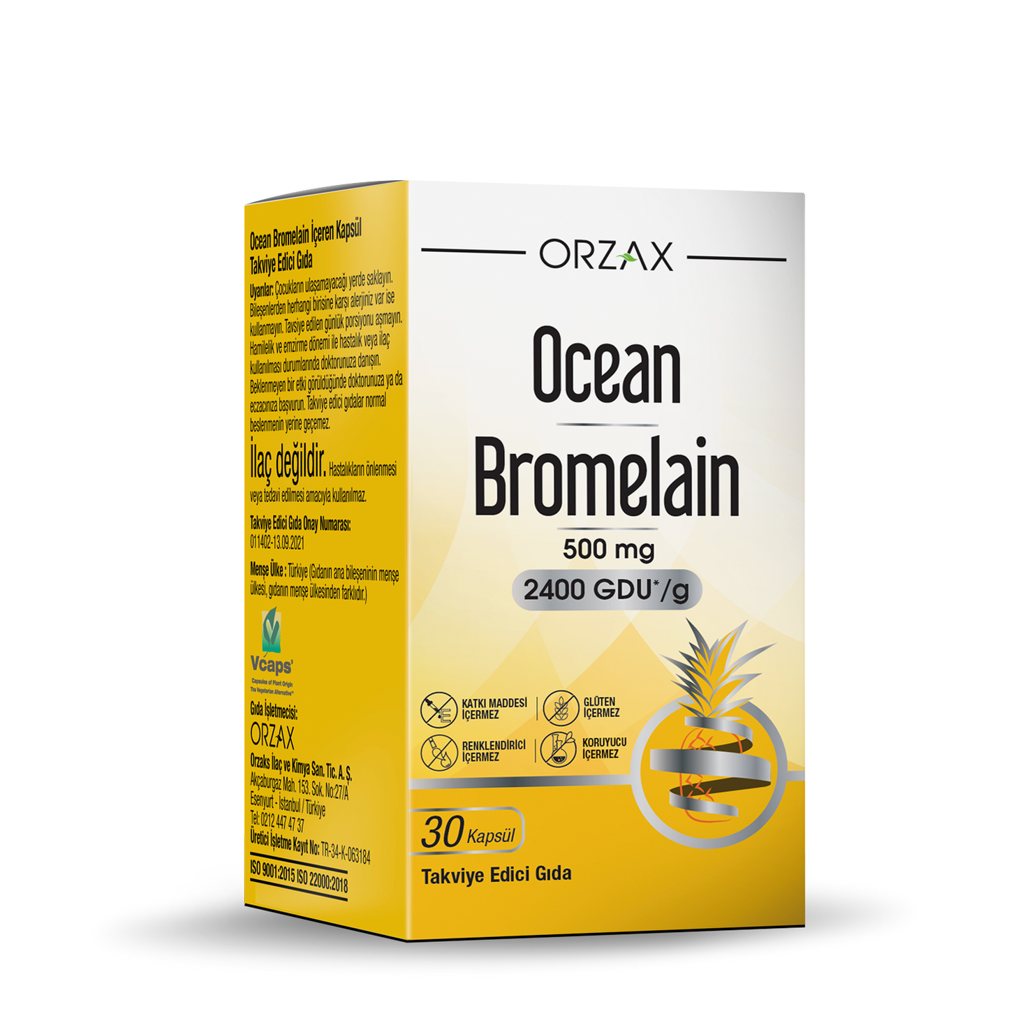 Ocean Bromelain 30 Kapsül