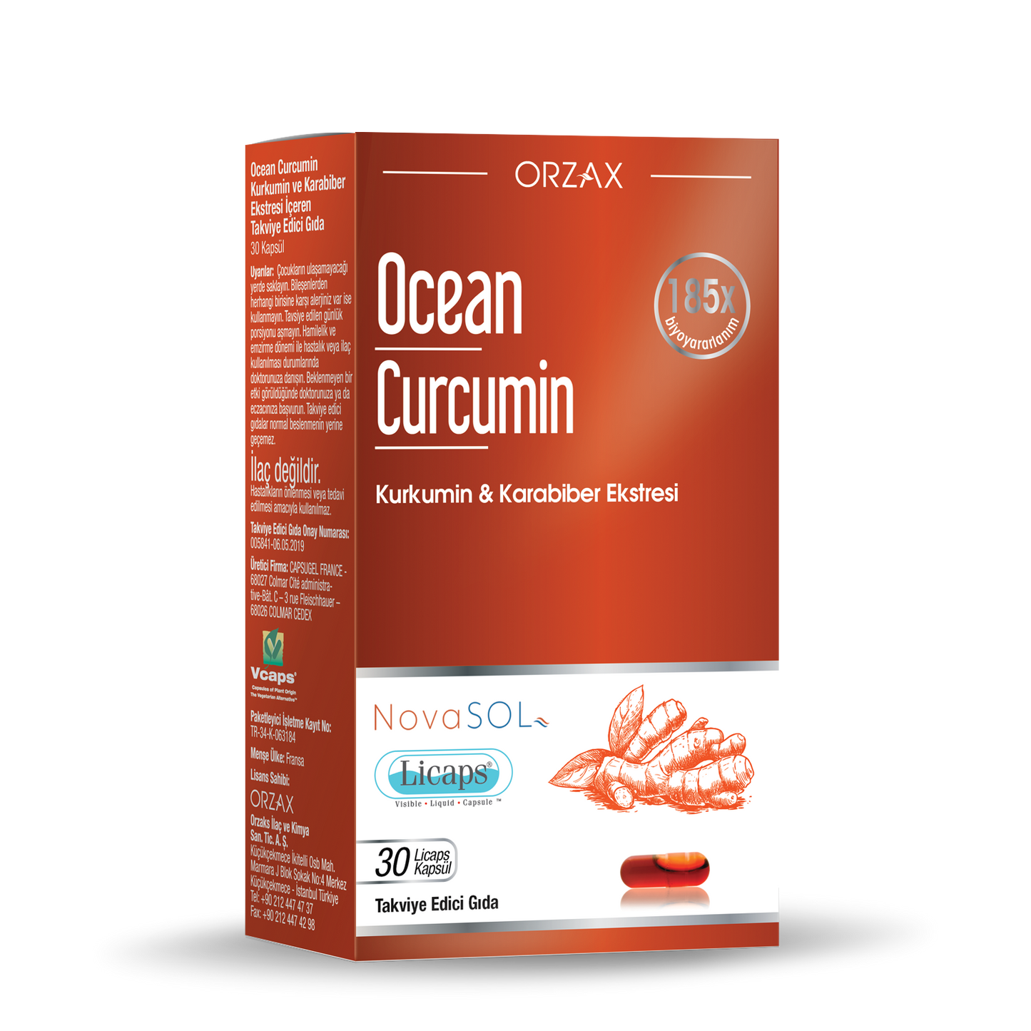 Ocean Curcumin 30 Kapsül