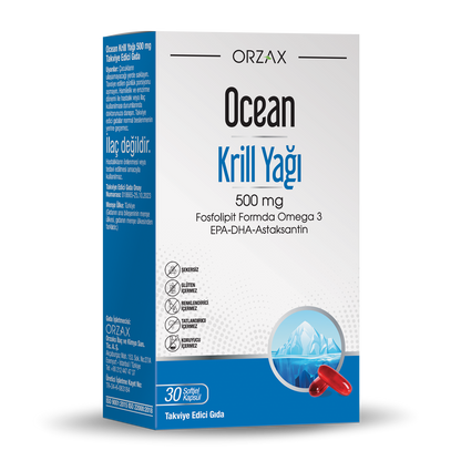 Ocean Krill Oil 500 mg 30 Kapsül