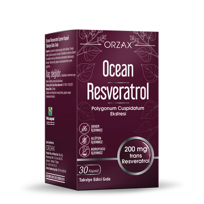 Ocean Resveratrol 200 mg 30 Kapsül