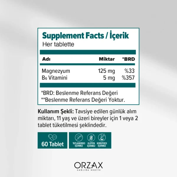 Ocean Magnezyum Complex 60 Tablet