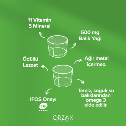 Ocean Multi Ballı Portakal Konsantreli Şurup 150 ml