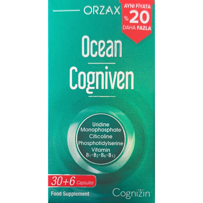 Ocean Cogniven 30+6 Kapsül - %20 Daha Fazla