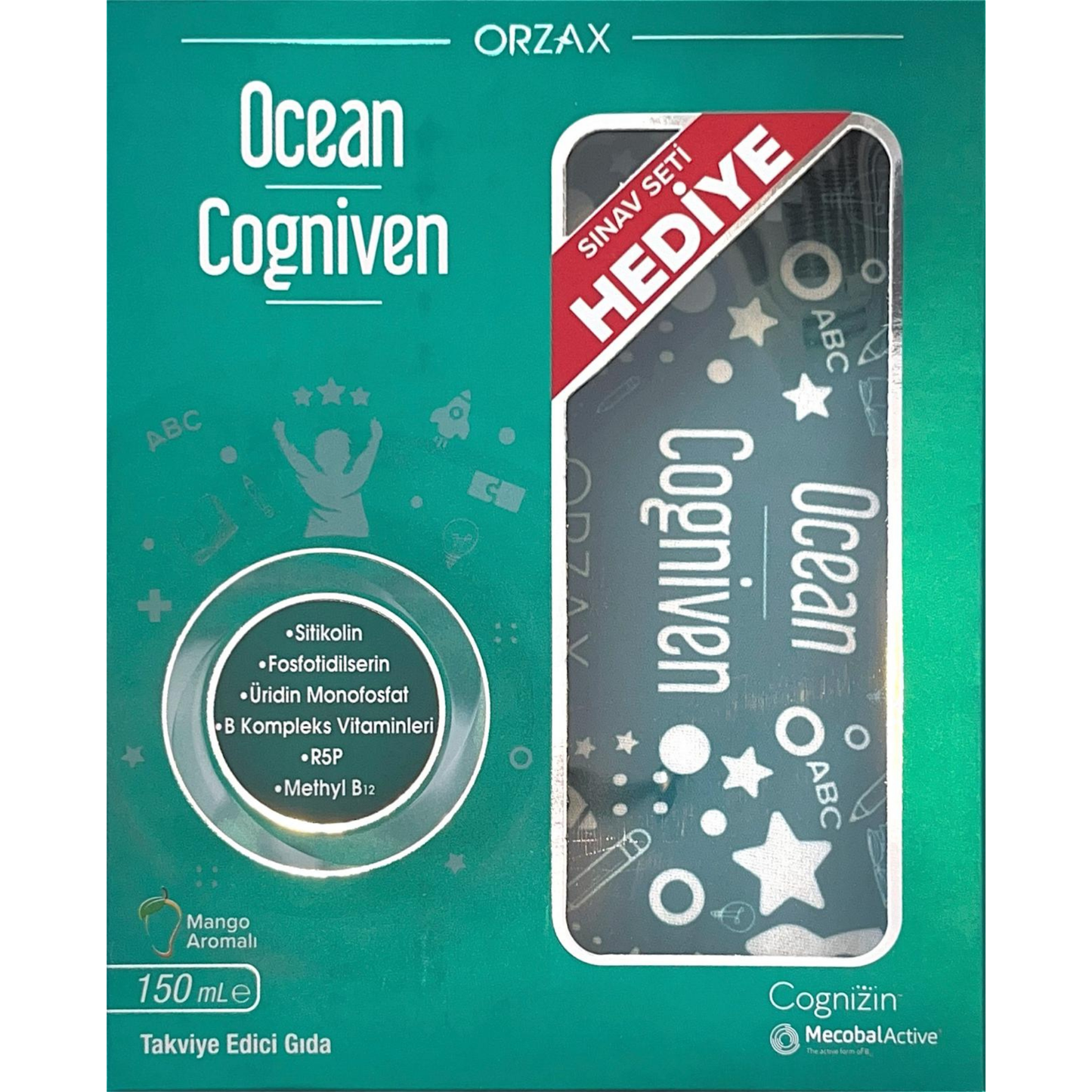 Ocean Cogniven Şurup Mango Aromalı Sınav Seti Hediyeli