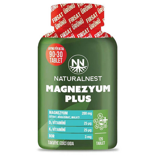 Naturalnest Magnezyum Plus 90+30 Tablet
