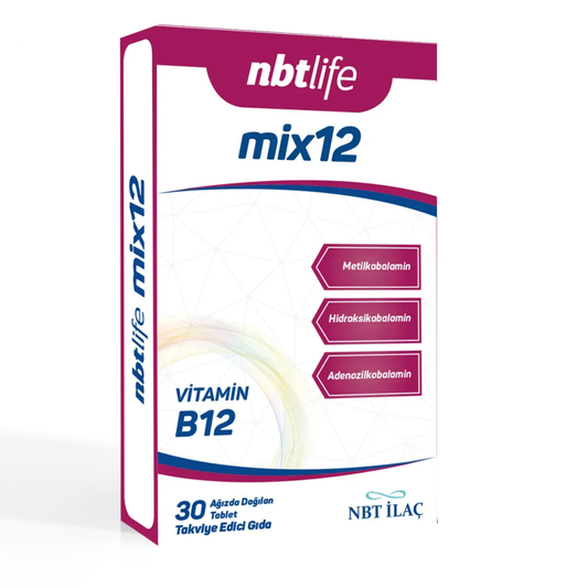 NBT Life Mix Vitamin B12 30 Kapsül